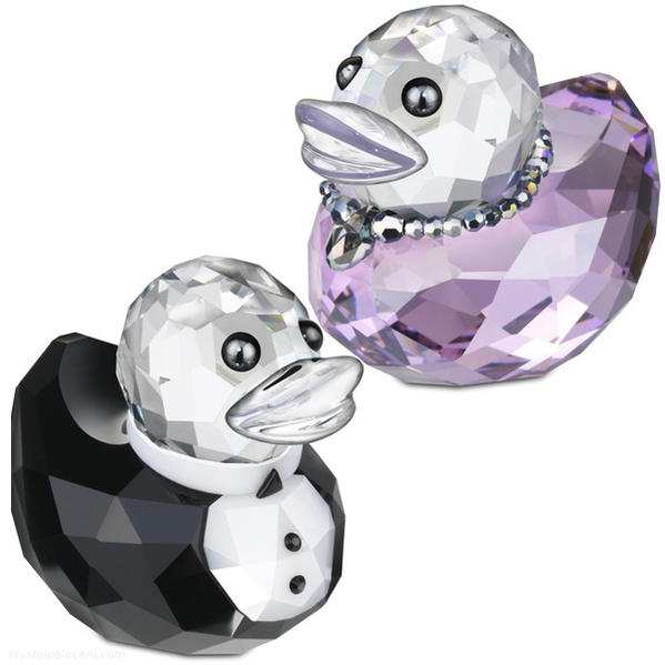 SWAROVSKI　スワロフスキー　ハッピーダック　サー　アンド　レディー