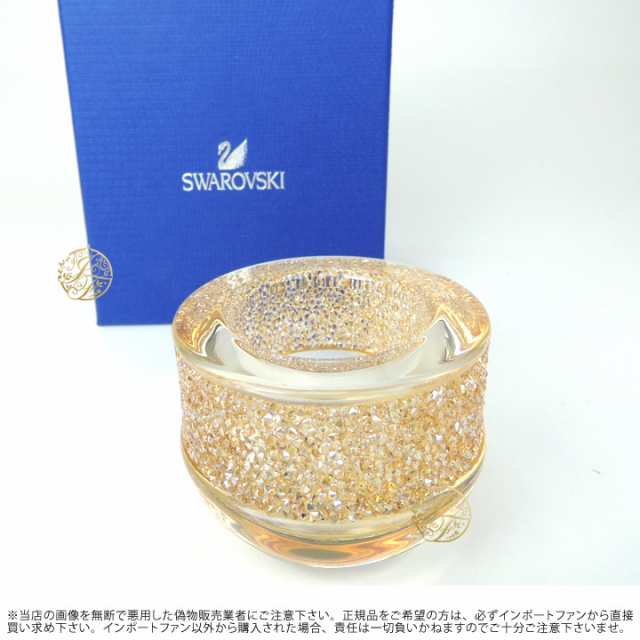 スワロフスキー シマー ティーライトキャンドルホルダー ゴールデンシャドウ 5108877 Swarovski Shimmer Tea Light,  Gray □ 置物