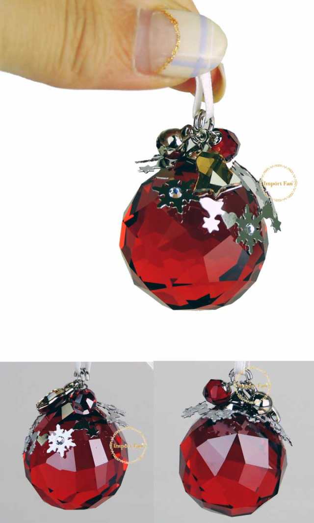スワロフスキー Swarovski クリスマスオーナメント ライト シャム サテン Christmas Ornament, Light Siam  Satin 1144685 5155701 P オの通販はau PAY マーケット Import Fan au PAY  マーケット－通販サイト
