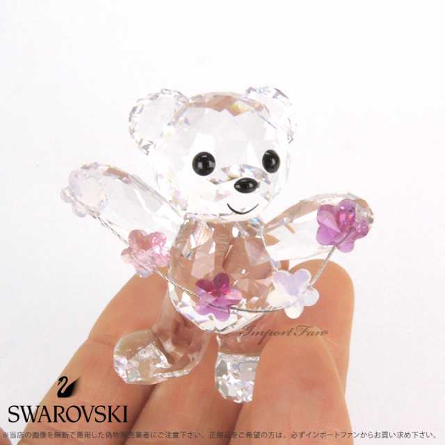 SWAROVSKI スワロフスキー 2012年限定 クリスベア フラワー フォー