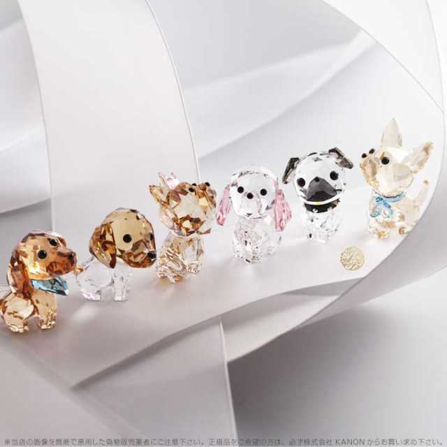 スワロフスキーSWAROVSKI のパグ犬直径約8cm高さ約65cm