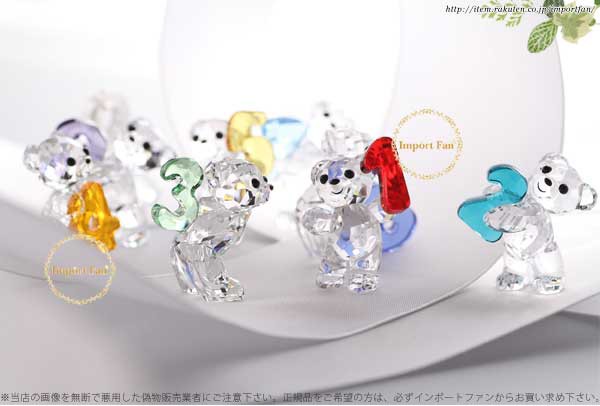 スワロフスキー クリスベア ナンバーナイン 数字 誕生日 5108731 Swarovski Kris Bear Number Nine No.9 □  置物