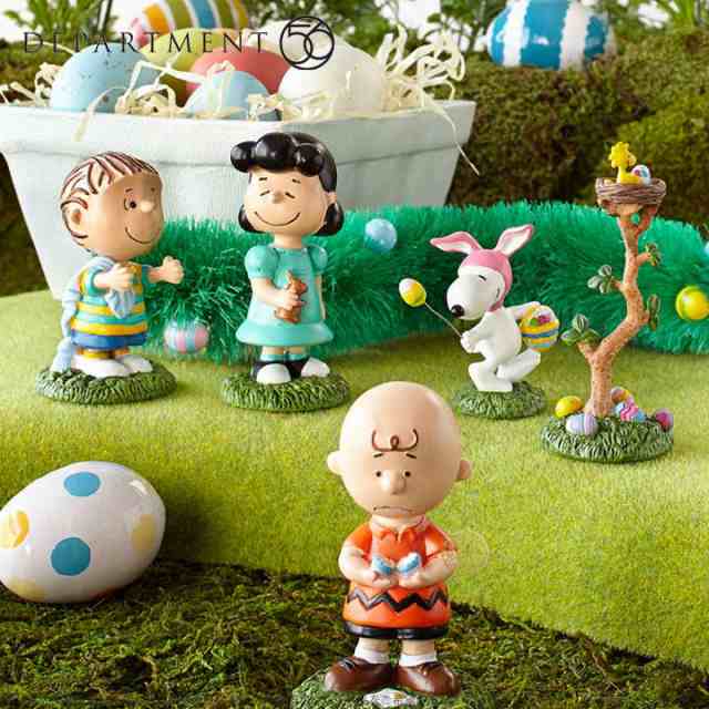 Department56 エッグハント スヌーピー チャーリーブラウン ライナス ルーシー うさぎ イースター Snoopy Egg Hunt の通販はau Pay マーケット Import Fan