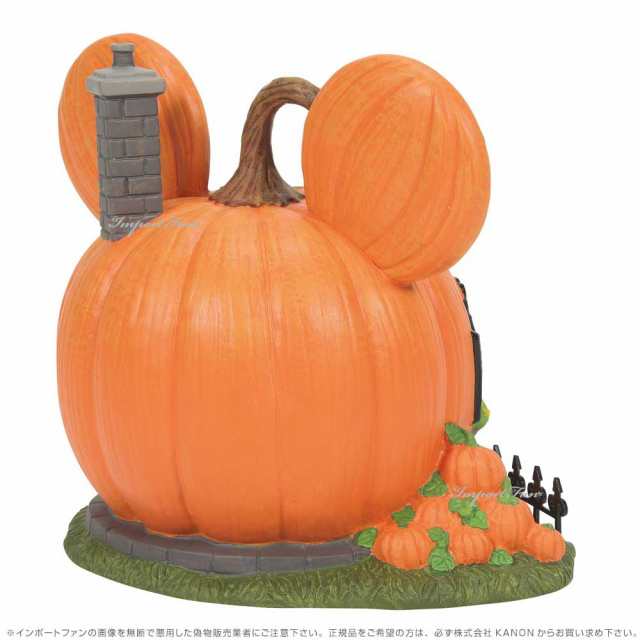 Department 56 ミッキーのパンプキン タウンセンター ハロウィン ミッキーマウス 6007731 Disney Snow Village  Mickey's Town Center Pu 激安オンライン販売