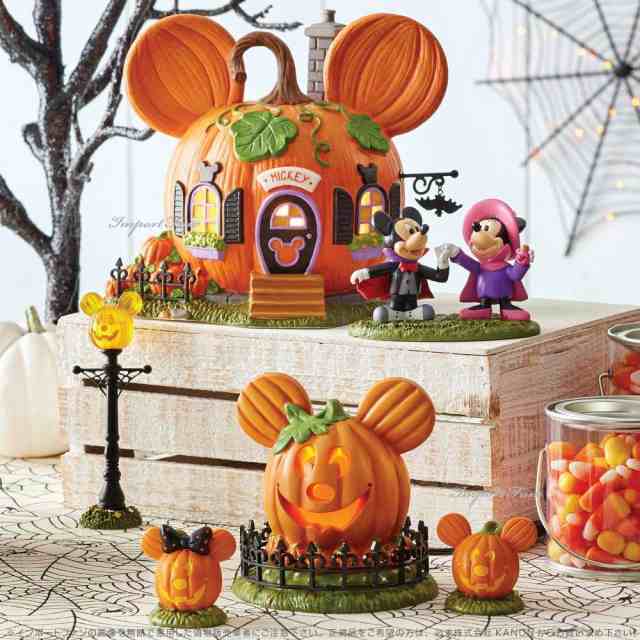 Department 56 ミッキーのパンプキンタウン トピアリー ハロウィン