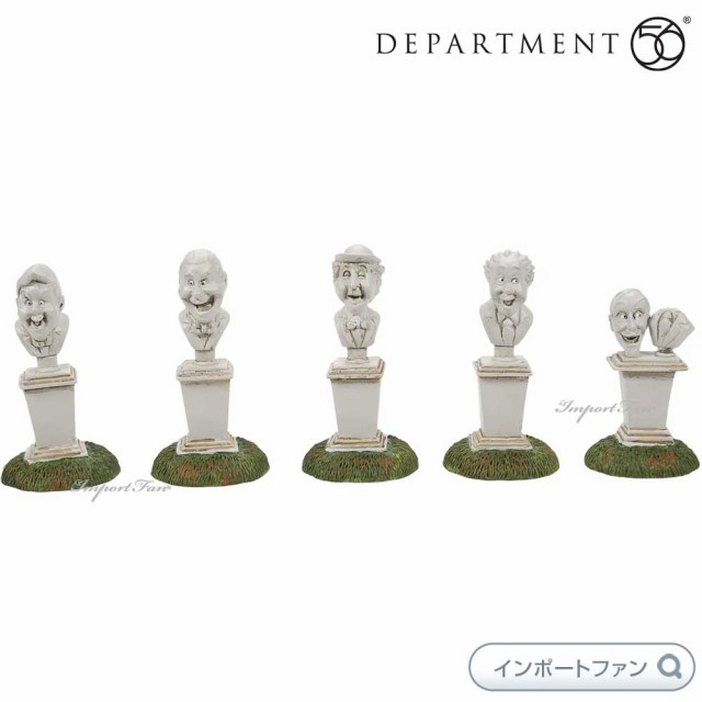 Department 56 ザ・シンギング・バスツ 胸像 5点セット 6010469 Disney The Singing Busts St/5 デパートメント56 □の通販は 29,150円