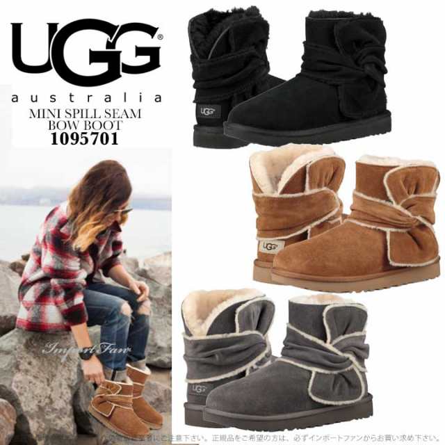 ugg mini spill seam bow boot