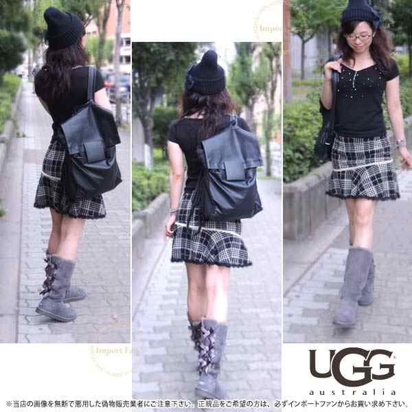 UGG アグ 大人用 ベイリーボウ トール BAILEY BOW TALL II BOOT 1016434 リボンがかわいいUGGのムートンブーツ  □｜au PAY マーケット