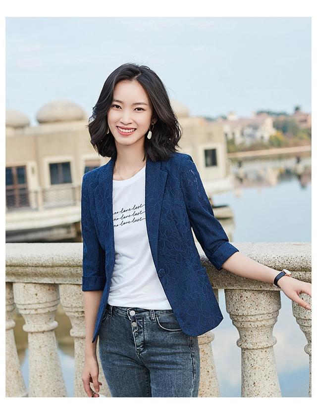 3色 アウター レディース ジャケット ブレザー おしゃれ ショート 七分袖 レース 春 夏 秋 大人 きれいめ ジャケット コーデ こなれ感 大の通販はau Pay マーケット Marmelo Sunnyday