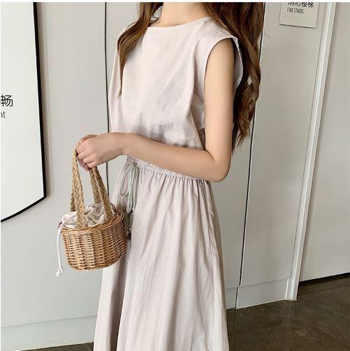 ワンピース 夏 レディース ミモレ丈 ロング フレア 半袖 黒 無地 きれいめワンピース ワンピ ドレス 春 夏 秋 安い 10代 代 30代 40代 の通販はau Pay マーケット Marmelo Sunnyday