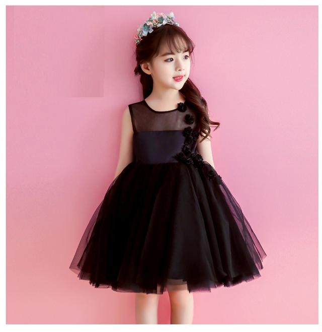 子供 ドレス 膝丈 ミニ フレア プリンセス 黒 アシンメトリー おしゃれ かわいい 無地 キッズドレス ピアノ 発表会 女の子 ドレス 誕生の通販はau Pay マーケット Marmelo Sunnyday