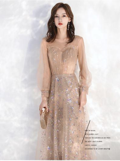 パーティードレス ロング ドレス ワンピース 袖あり きれいめ おしゃれ 大きいサイズ 結婚式 お呼ばれ ドレス 個性的 大人可愛い イブニの通販はau Pay マーケット Marmelo Sunnyday