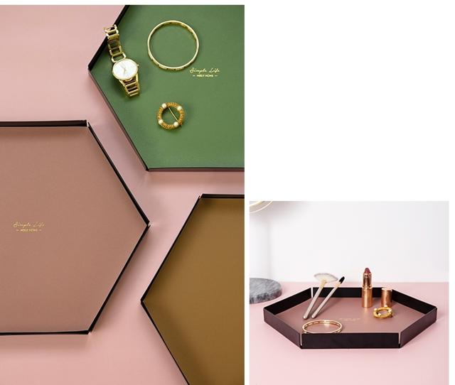 インテリア 収納 アイテム アクセサリートレイ ジュエリートレイ おしゃれ 高級感 シック かっこいい インスタ映え 六角形 雑貨 キートレの通販はau Pay マーケット Marmelo Sunnyday