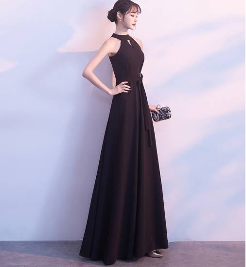 パーティードレス ロング丈 ロングドレス 演奏会 ドレス フォーマルドレス ロング 大きいサイズ 2l 3l ホルターネック 黒 ブラックドレスの通販はau Pay マーケット Marmelo Sunnyday