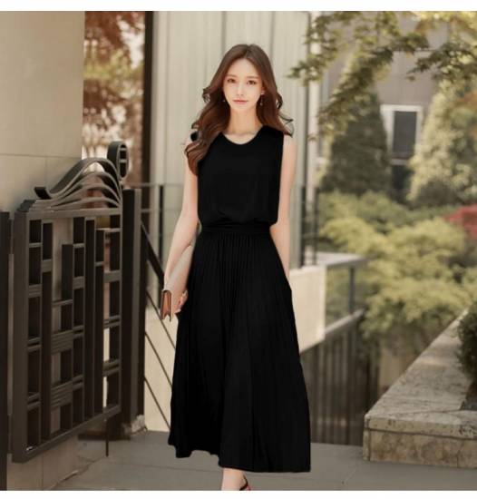 パーティードレス ワンピースドレス きれいめ ワンピース ワンピース 女子会 食事会 ノースリーブ アプリコット ブラックドレス ミモレの通販はau Pay マーケット Marmelo Sunnyday