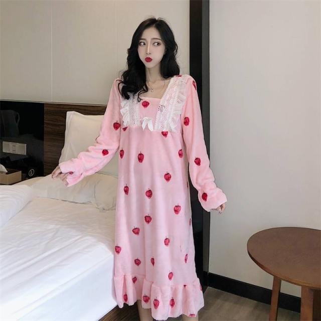 パジャマ レディース 冬 ワンピース ルームウェア 部屋着 寝巻き ナイトウェア レディース ワンピース もこもこ スカート ベルベット 秋 の通販はau Pay マーケット Marmelo Sunnyday