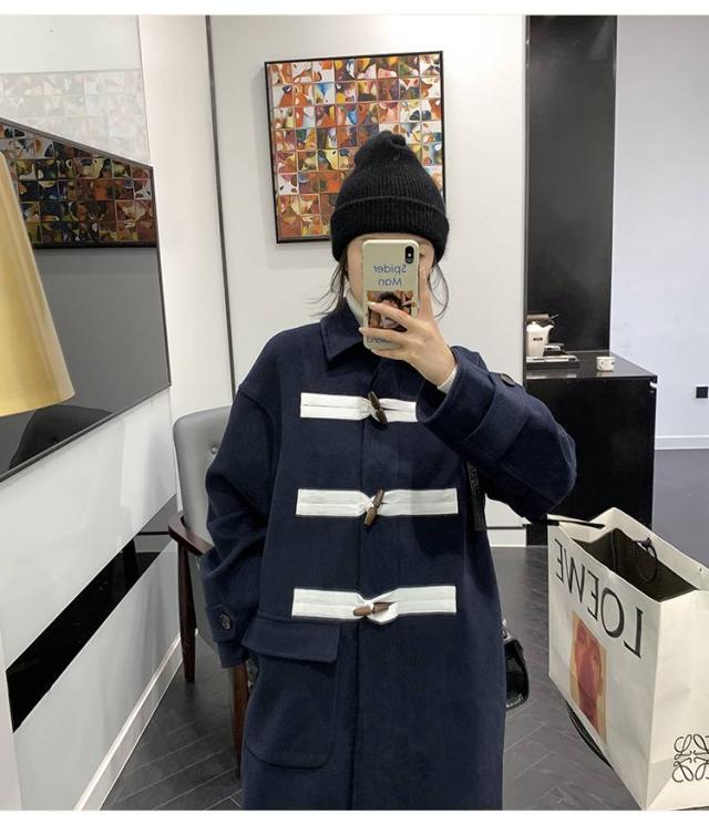 ダッフルコート ロングコート アウター コート ジャケット レディース 秋 冬 10代 代 30代 40代 ミドル丈 ホーンバックル 無地 の通販はau Pay マーケット Marmelo Sunnyday