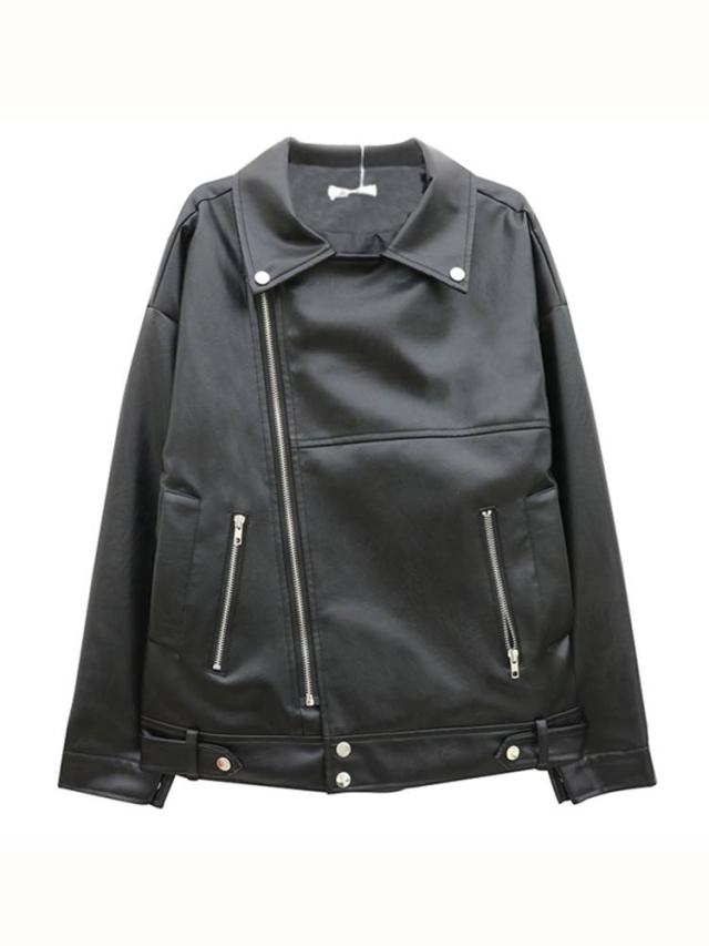 ライダースジャケット レザージャケット ショートコート ショート丈 アウター コート ジャケット ブルゾン レディース 秋 冬 10代 代 の通販はau Pay マーケット Marmelo Sunnyday