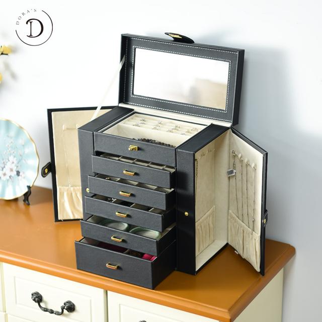 ジュエリーボックス 大容量 可愛い アクセサリー 収納 ケース ミラー 引き出し おしゃれ 多機能 鏡付き 持ち運び 上品 ジュエリーケース の通販はau Pay マーケット Marmelo Sunnyday