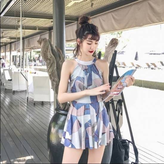 水着 ワンピース ワンピース水着 体型カバー 40代 大きいサイズ かわいい 大人可愛い フリル ホルターネック 韓国 水着 ビキニ スイムウの通販はau Pay マーケット Marmelo Sunnyday