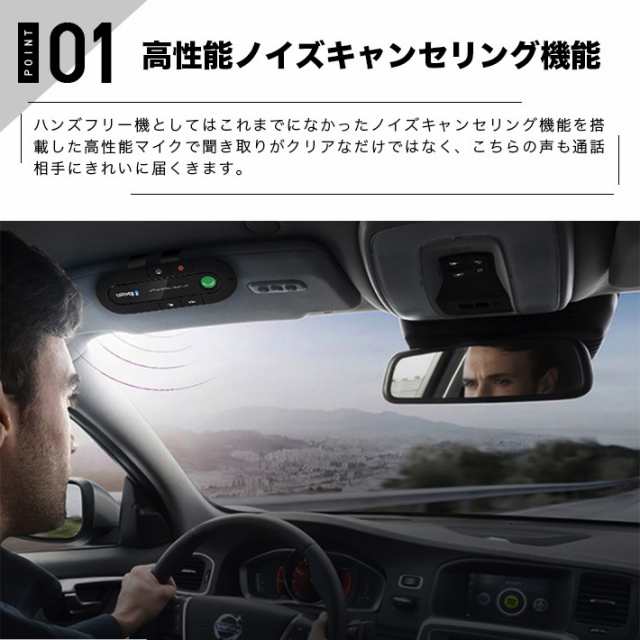 黒 ワイヤレス高音質 スピーカー 車用 サンバイザー 音楽再生 Bluetooth ハンズフリー通話スピーカーフォン オーディオ音楽スピーカー の通販はau Pay マーケット Win Win