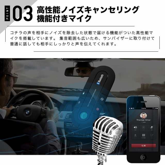 黒 ワイヤレス高音質 スピーカー 車用 サンバイザー 音楽再生 Bluetooth ハンズフリー通話スピーカーフォン オーディオ音楽スピーカー の通販はau Pay マーケット Win Win