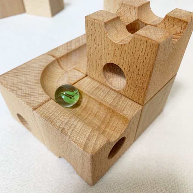 立体パズル(Advanced)60キューブ ビー玉 積み木 おもちゃ ビー玉転がし