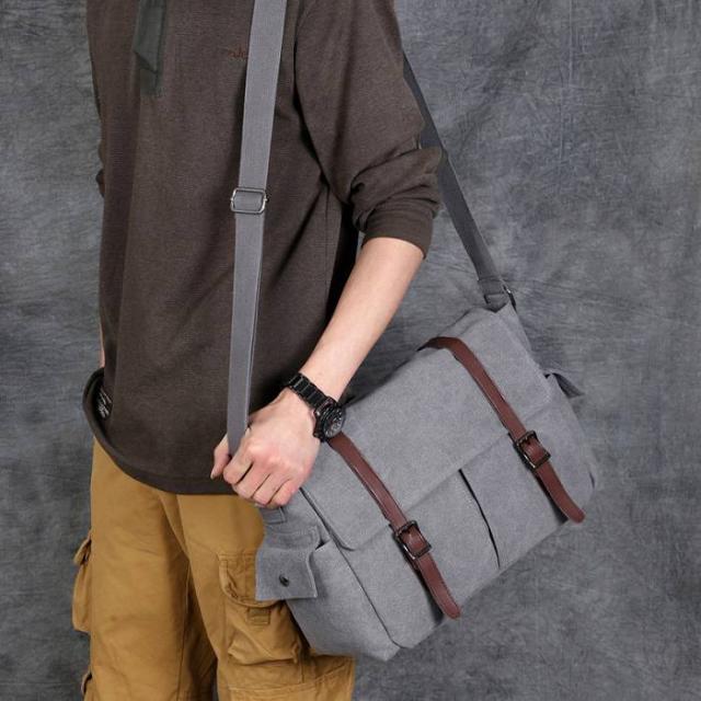 メンズ ショルダーバッグ 肩掛けバッグ 斜め掛けバッグ ビジネス キャンバス ビジネスカバン ビジネスバッグ 通勤 の通販はau Pay マーケット A Closet