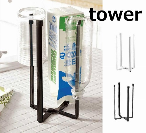キッチンエコスタンド タワー ホワイト ブラック Tower 6784 6785 キッチンエコスタンド タワー ポリ袋ホルダー ゴミ箱 三角コーナー の通販はau Pay マーケット メルシープレゼント雑貨屋