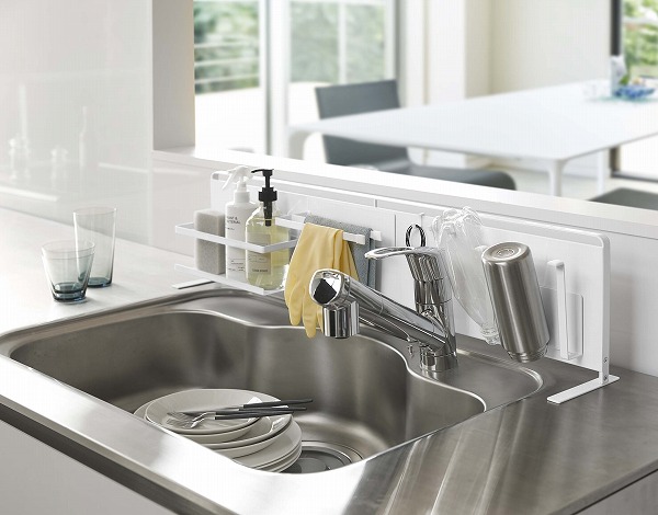 キッチンパネル キッチン自立式スチールパネル タワー Tower 横型 ホワイト ブラック Tower 5124 5125 白 黒 キッチン 収納 スリム キの通販はau Pay マーケット メルシープレゼント雑貨屋