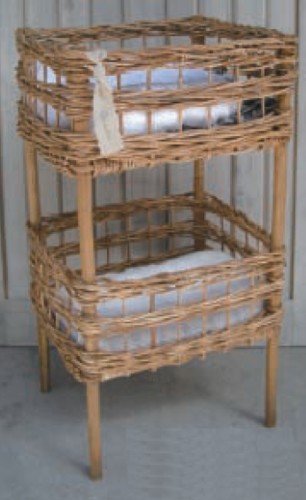 アラログ2段バスケット アラログ バスケット 収納■【送料無料】の通販は