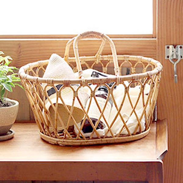 ユグラ オーバルバスケット クレエ Creer クレエ 92110019 収納 バケツ BOX ボックス ランドリー バスケット かご カゴ キッチン リビング【送料無料】の通販は 6,970円