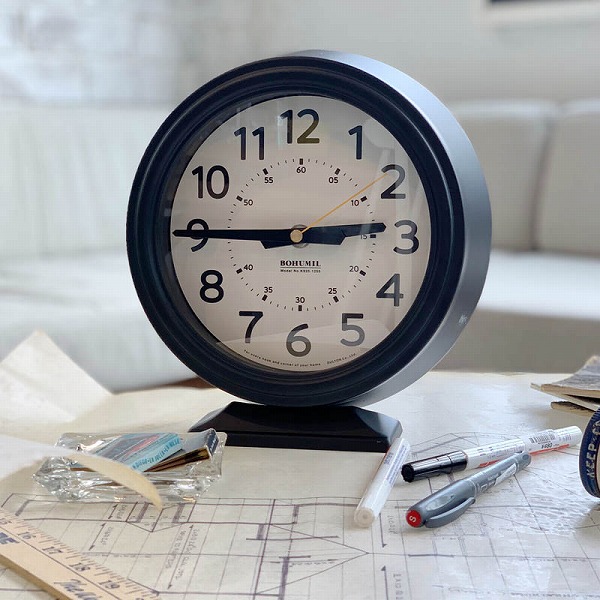置き時計 ボフミル クロック クローム ダルトン Dulton ブラック カーキ K925 1256 アンティーク風 おしゃれ 時計 置き時計 おしゃれ の通販はau Pay マーケット メルシープレゼント雑貨屋