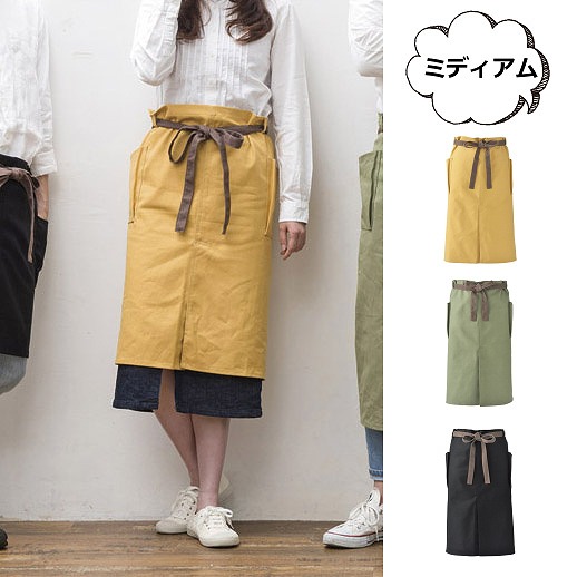 エプロン ミディアム 帆布 ガーデンエプロン ブラック カーキ イエロー ガーデニング エプロン ワークエプロン レディース 女性用 作業の通販はau Pay マーケット メルシープレゼント雑貨屋