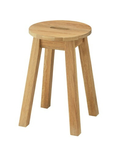 Hafen ハーフェン 丸スツール  おしゃれ 背もたれなし 木製 スツール 椅子 イス いす 【送料無料】の通販は