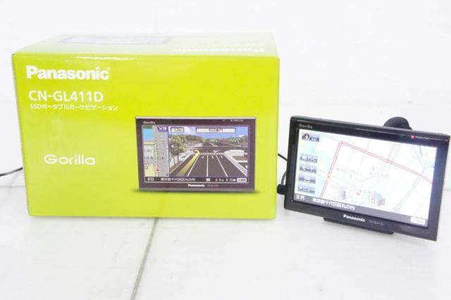 【中古】Panasonicパナソニック ポータブル 5V型 SSDカーナビゲーション CN-GL411D
