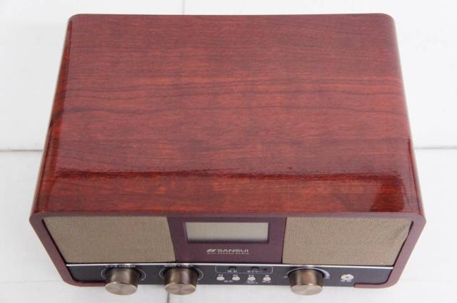【中古】SANSUIサンスイ ドウシシャ 昭和ラヂオ SUR-1 FM/AM 2バンドホームラジオ 