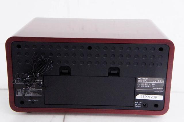 【中古】SANSUIサンスイ ドウシシャ 昭和ラヂオ SUR-1 FM/AM 2バンドホームラジオ 