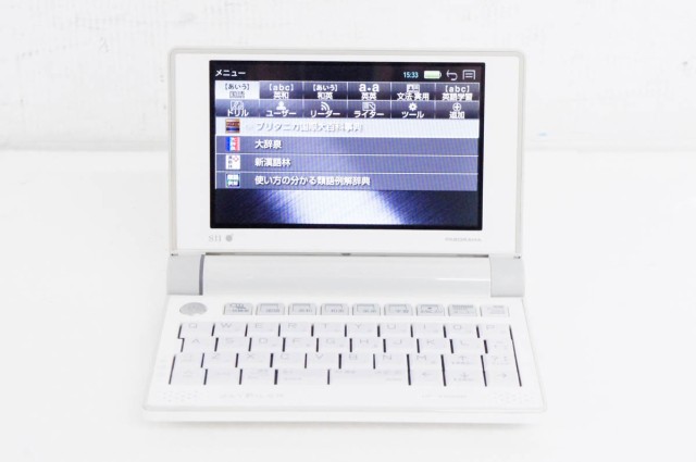 【中古】SII セイコーインスツル 電子辞書 DAYFILERデイファイラー DF-X8000 53コンテンツ収録 PASORAMA搭載  上級英語学習者向け｜au PAY マーケット