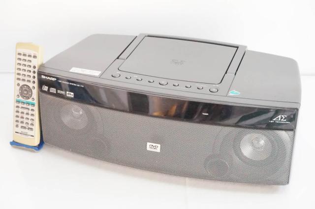 【中古】SHARPシャープ 1ビットDVD/CDシステム Auvi CD／DVD／ラジオ  SD-V10 オーディオ