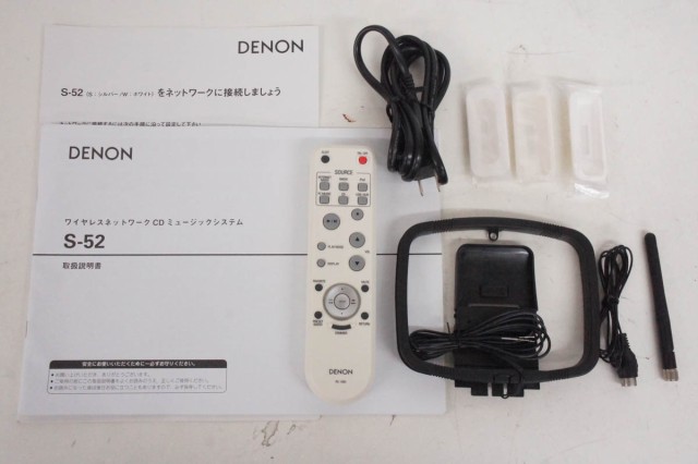 【中古】【訳あり品】 DENONデノン パーソナルオーディオシステム S-52-W Wi-Fi接続対応