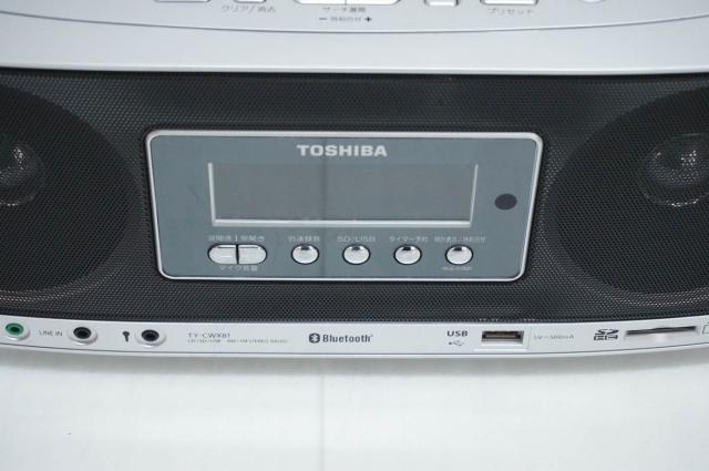【中古】東芝TOSHIBA Bluetooth対応CD付ラジカセ TY-CWX81_1
