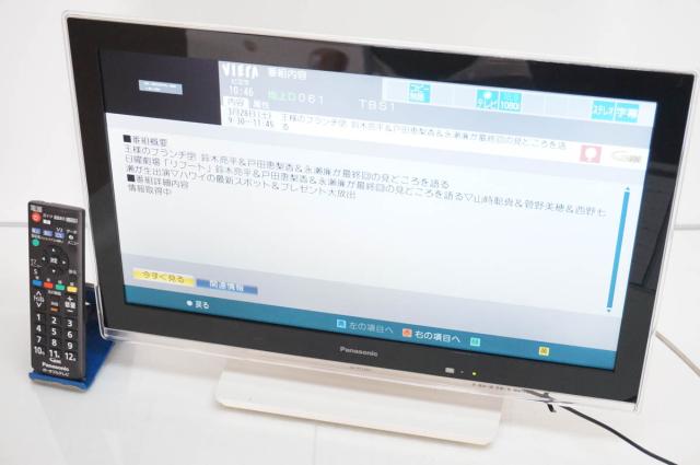 【中古】Panasonicパナソニック 19V型デジタル ポータブルテレビ プライベート・ビエラ VIERA SV-PT19S1