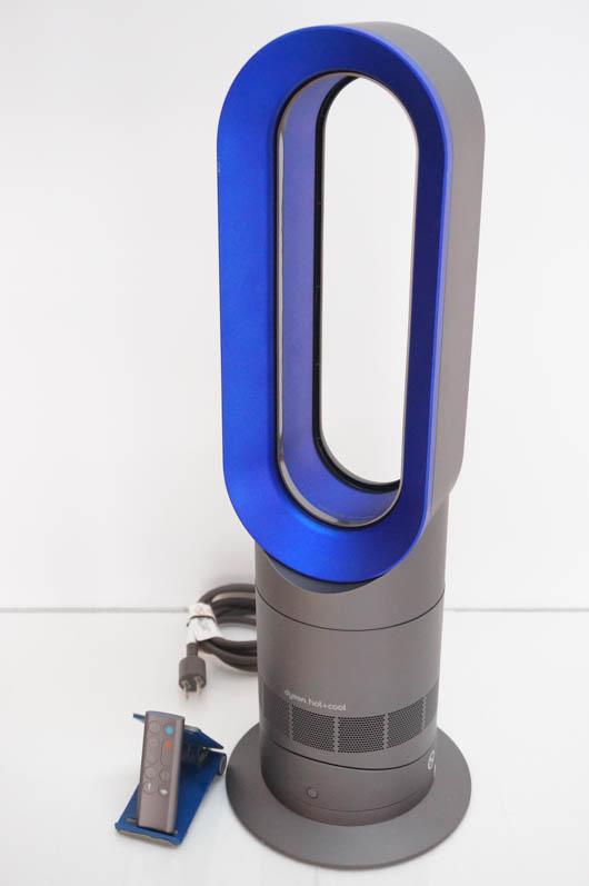 【中古】ダイソンDyson Hot+Coolホットアンドクール ファンヒーター エアマルチプライアー AM09 IB アイアン/サテンブルー 扇風機