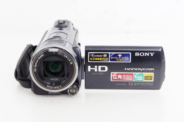 【中古】SONYソニー Handycamハンディカム ハイビジョンデジタルビデオカメラ HDR-CX550V 64GB｜au PAY マーケット