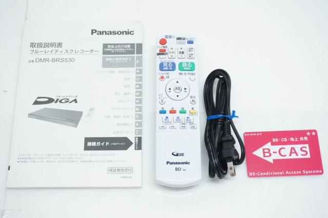 【中古】Panasonicパナソニック ブルーレイディスクレコーダー DIGA DMR-BRS530 HDD500GB