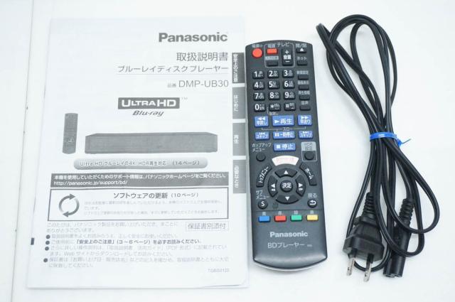 【中古】Panasonicパナソニック ブルーレイディスクプレーヤー DMP-UB30 Ultra HD ブルーレイ再生対応_4