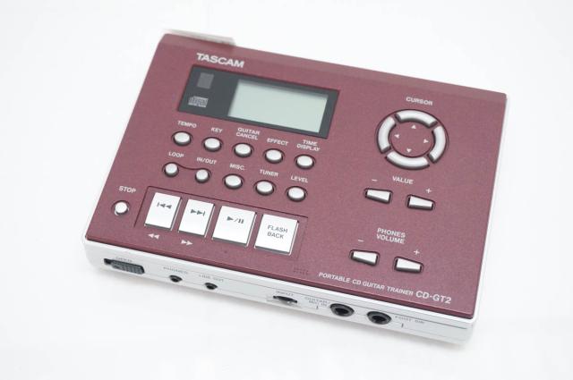 【中古】TASCAMタスカム ポータブルCDギタートレーナー CD-GT2