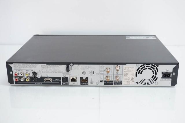 【中古】SHARPシャープ ブルーレイディスクレコーダー AQUOSアクオスブルーレイ HDD320GB BD-HDS53