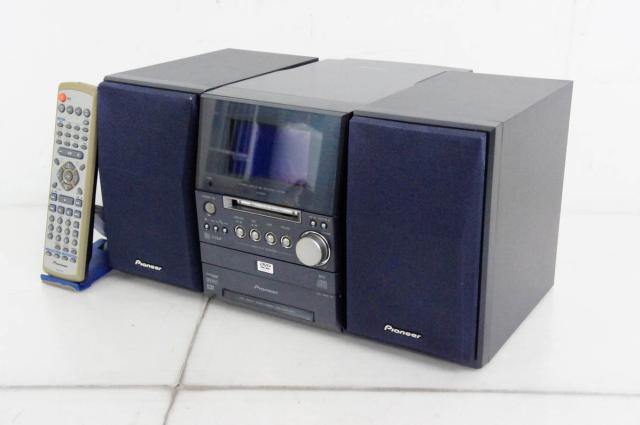 パイオニア アイディ5DV X-SV5DV-K DVD/MDミニコンポーネント (ブルー